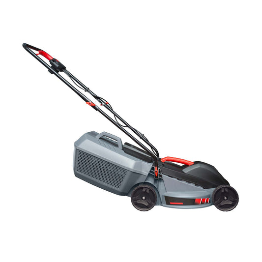 Offer For KLD180 18V Twin Lawn Mower with 2 x 3Ah Batteries & DC18RC Charger MowerShop