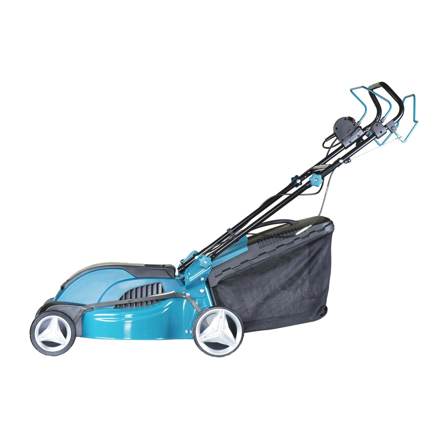 Offer For 3 in 1 Walk Behind Scarifier Lawn Dethatcher and Rake Wired Electric 120V 12A with Collection Bag for Yard Gardening Landscaping MowerShop
