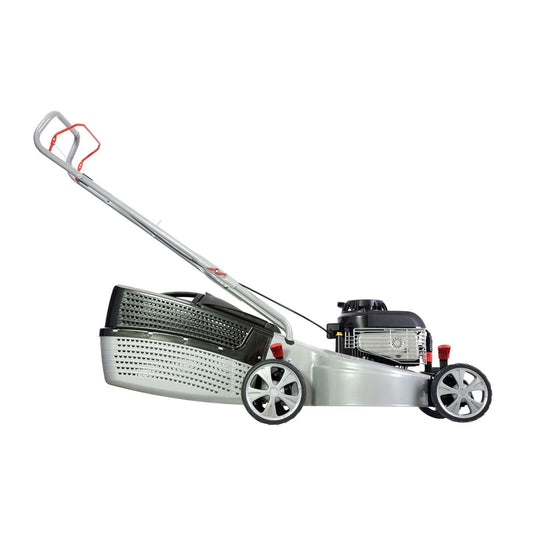 Offer For Cordless Lawnmower with 30 L Grass Catcher Bag, 20-30 mm Central Cutting Height, 9.6 kg, Includes 24 V 2 Ah Battery and Charger MowerShop